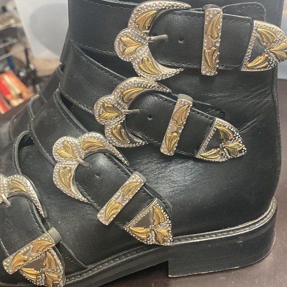 Maje Jackpot Buckle Boots Sz 39 - Picture 14 of 16
